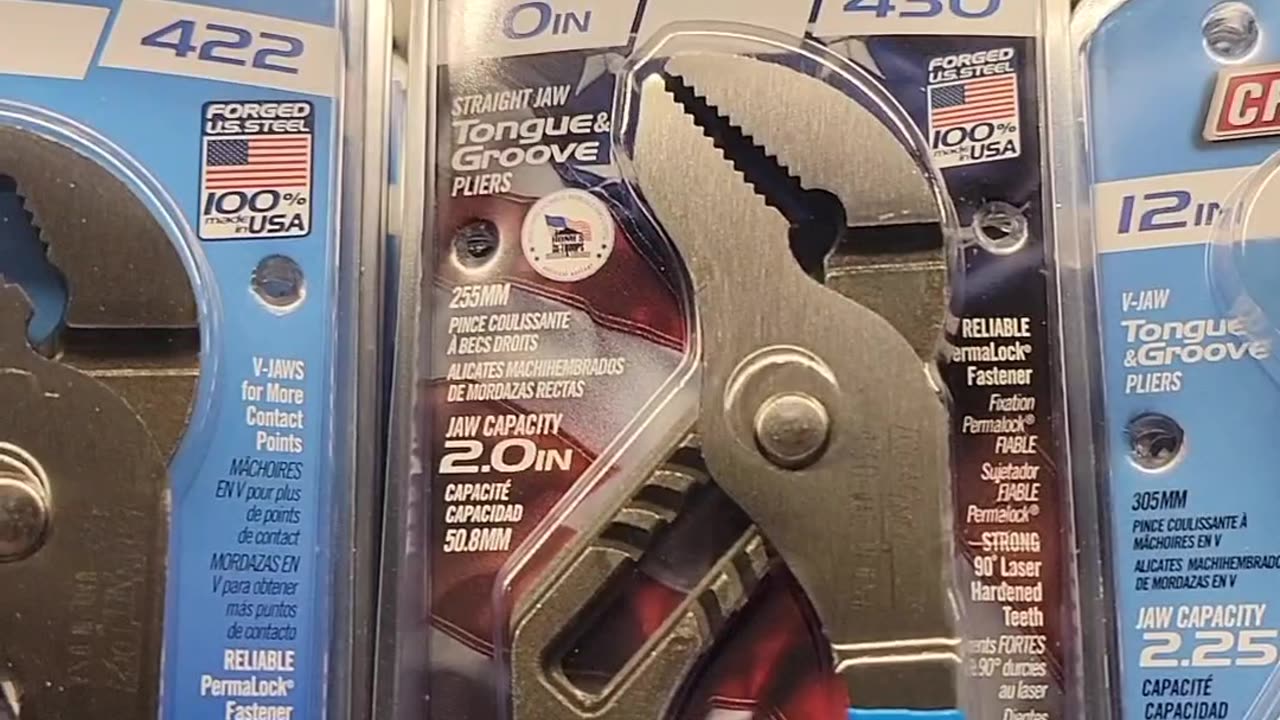 New Made in the USA Channellock Packaging