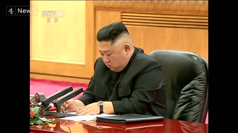 Kim Jong Un arrives in China in armoured train for military parade