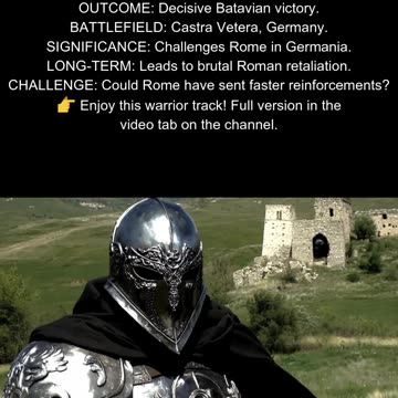 Germanic Tribes vs. Rome 69 AD Battle of Castra Vetera #BatavianRevolt