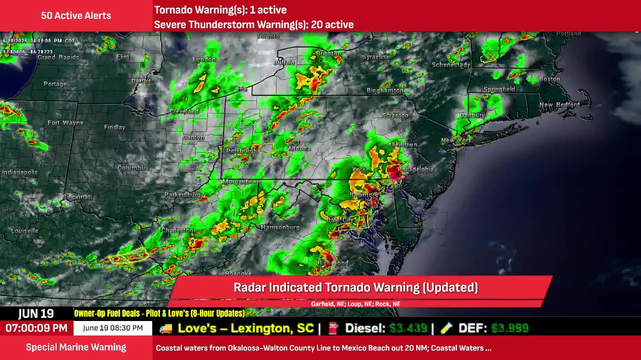 🚨 LIVE: Tornadoes, Damaging Winds & Hail Today!