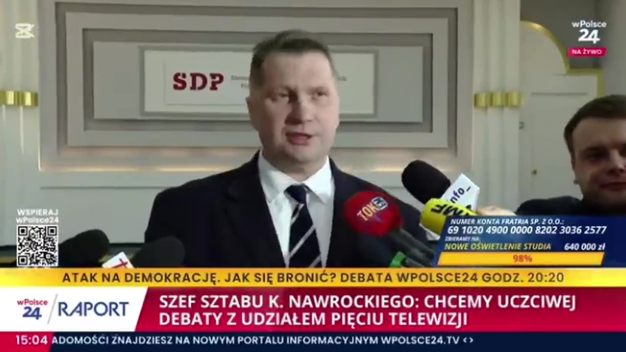 „Trzaskowski odpowiedział na wezwanie do debaty przez Karola Nawrockiego