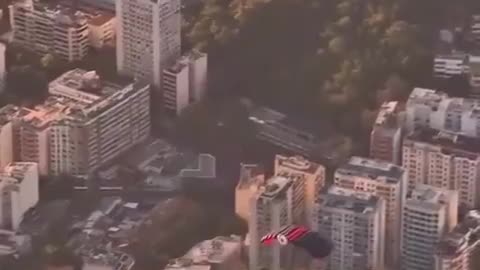 This guy climbed all the way up to the hand of Christ the Redeemer in Rio