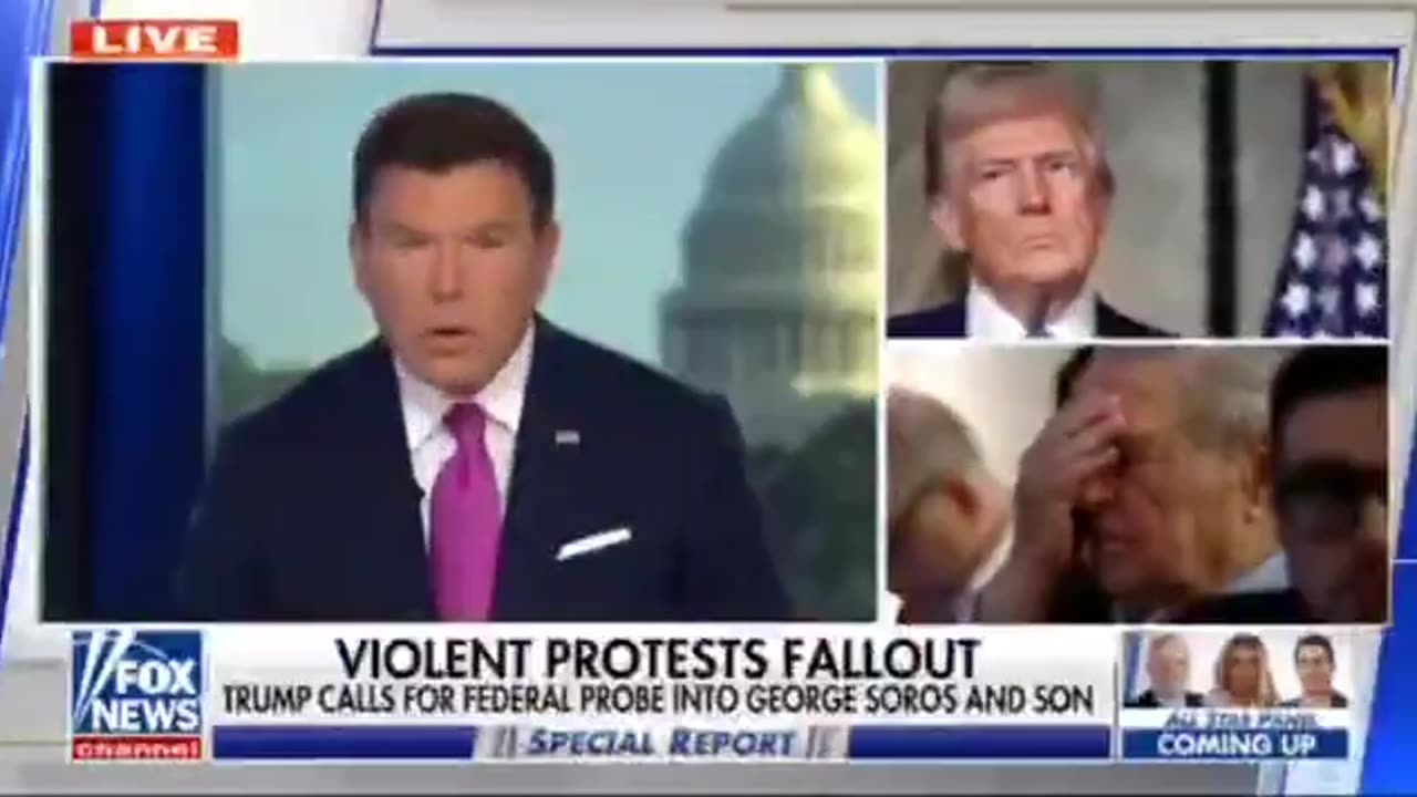 President Trump calls for criminal probes and RICO charges for George Soros and his cohorts