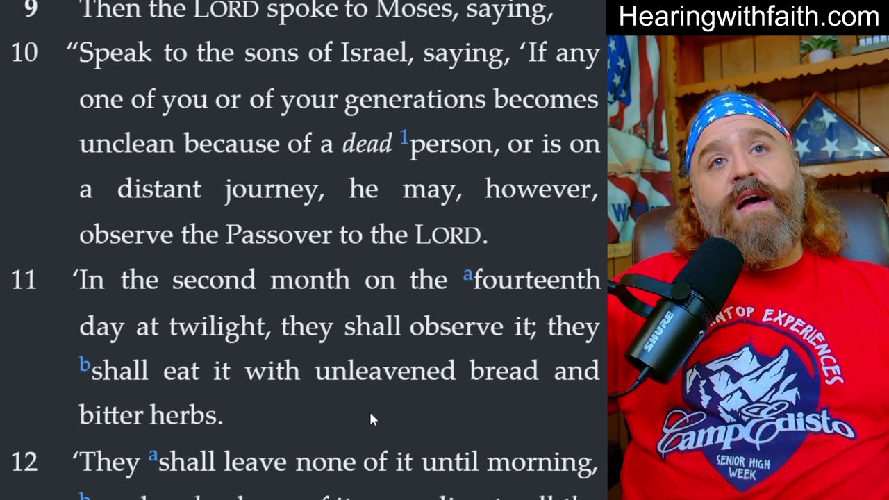 Numbers 9: Passover and God’s Guidance Live Bible Study