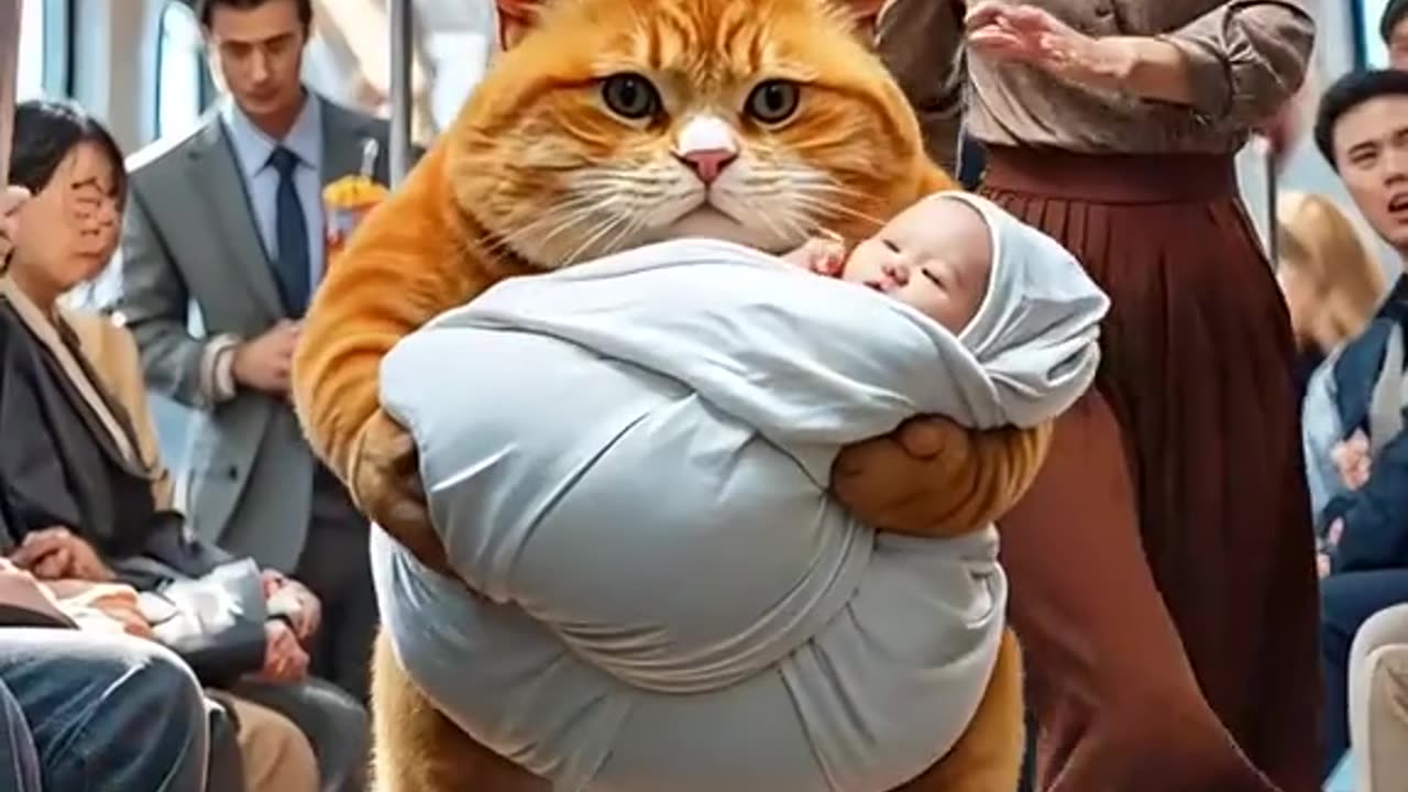 Ai create funny cat 😺
