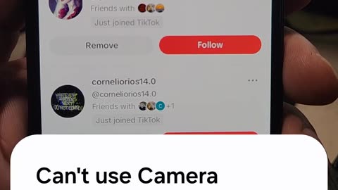 Camera cant record 5,27,2025