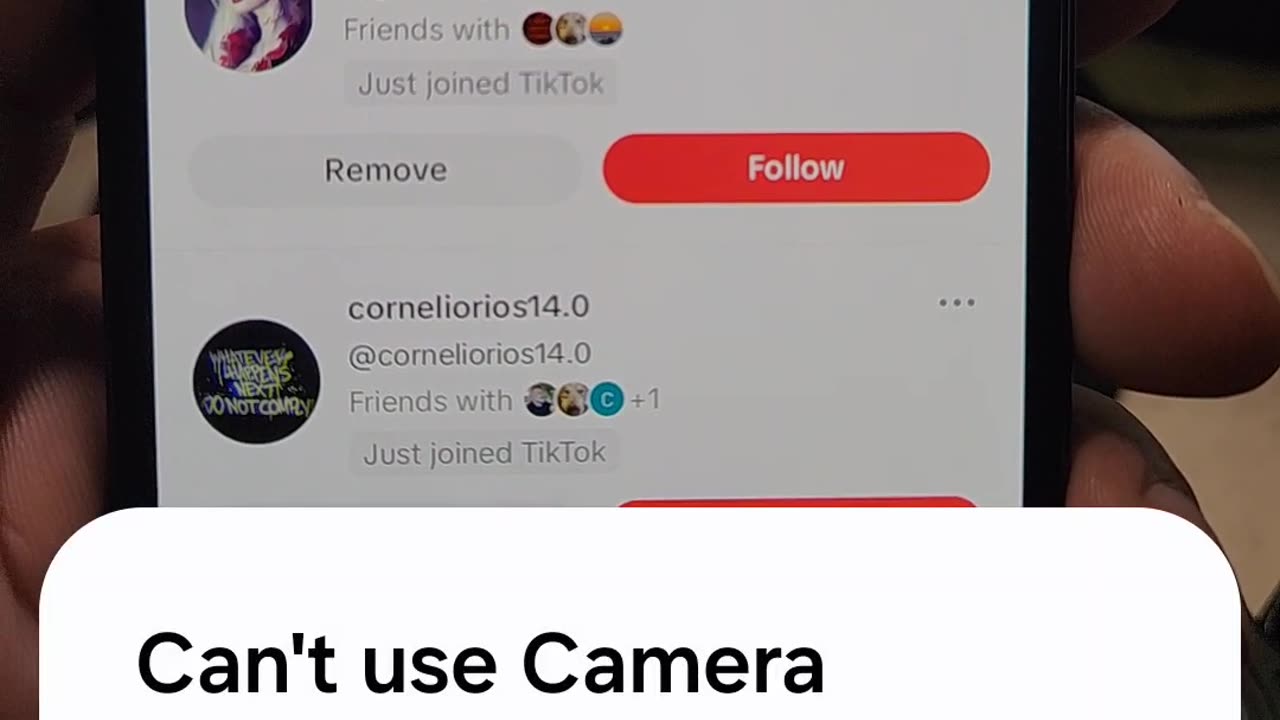 Camera cant record 5,27,2025
