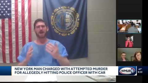 YouTuber Arrested for Allegedly Trying to Run Down Police Officer Has Meltdown in Court Appearance