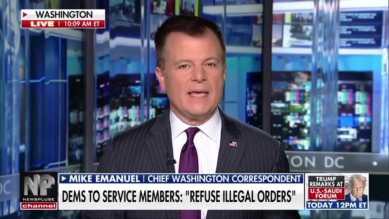 Fox News Report: Democrats Urge Troops to Resist Trump’s “Illegal Orders”