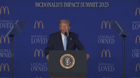 President Donald Trump Delivers Affordability Speech at McDonald's Impact Summit - November 17, 2025
