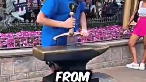 Can you pull out the Sword in the Stone? ️