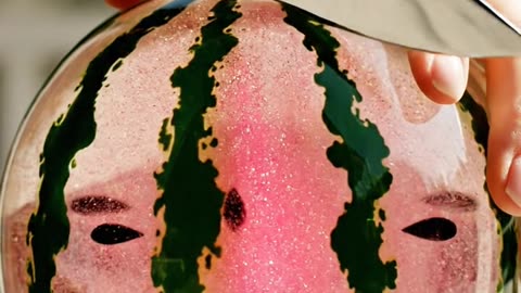 Glass watermelon