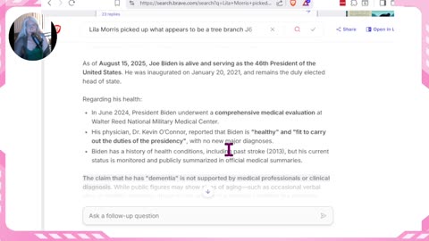 Arguing with AI about who is president and other rants