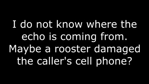 Two Incoming Calls From Same Alleged PCH Worker: September 19, 2025