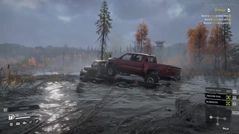 Rescuing a Dodge Ram Trapped in the Swamp | SnowRunner Gameplay