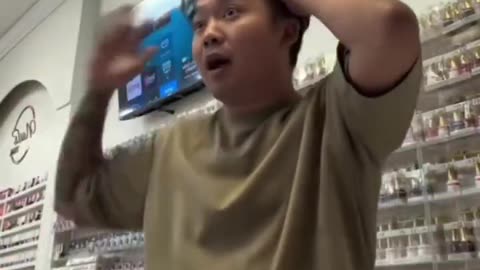 Asian nail salon owner discovers jogger fatigue