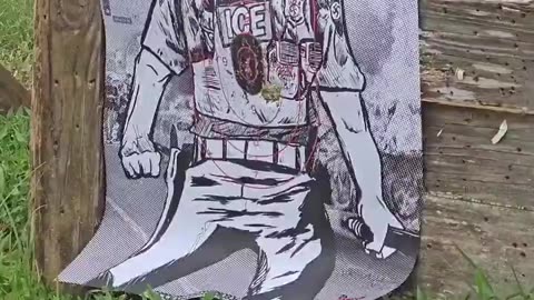 Liberal terrorlsts are now shooting ICE agents on range targets..
