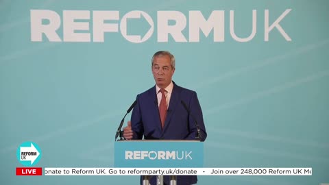 BREAKING : Nigel Farage Under a Reform Government Welfare Will Be For UK CITIZENS