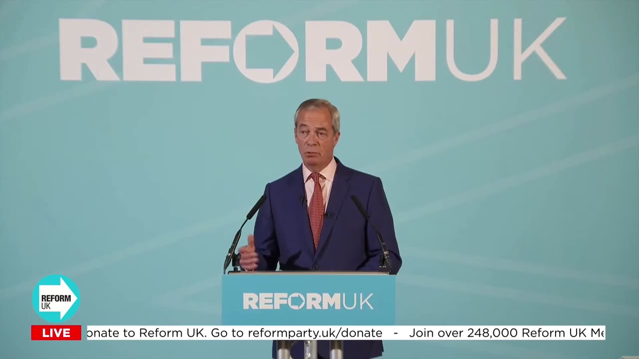 BREAKING : Nigel Farage Under a Reform Government Welfare Will Be For UK CITIZENS