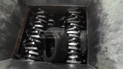 Total Tire Destruction! 40mm Controlled Shredding with 4-Shaft Power