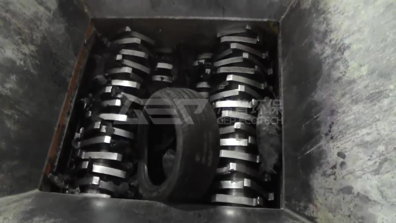 Total Tire Destruction! 40mm Controlled Shredding with 4-Shaft Power
