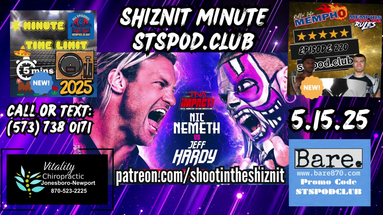 SHIZNIT MINUTE 05.15.25-BT TALKS TNA IMPACT!