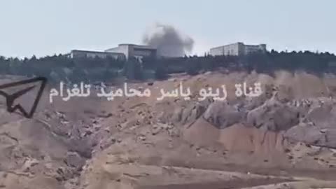 BREAKING: Israeli airstrike next to the Syrian Presidential Palace.