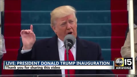 President Donald Trump Inaguration Speech - 2017