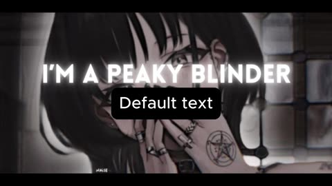 I'm a Peaky Blinder Lofi Music Vrinda Editz Trending Instagram Song