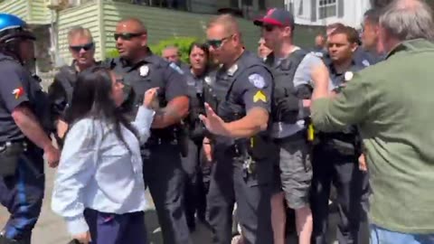 Unhinged Mob Tries To Stop ICE Agents From Detaining Woman In Massachusetts