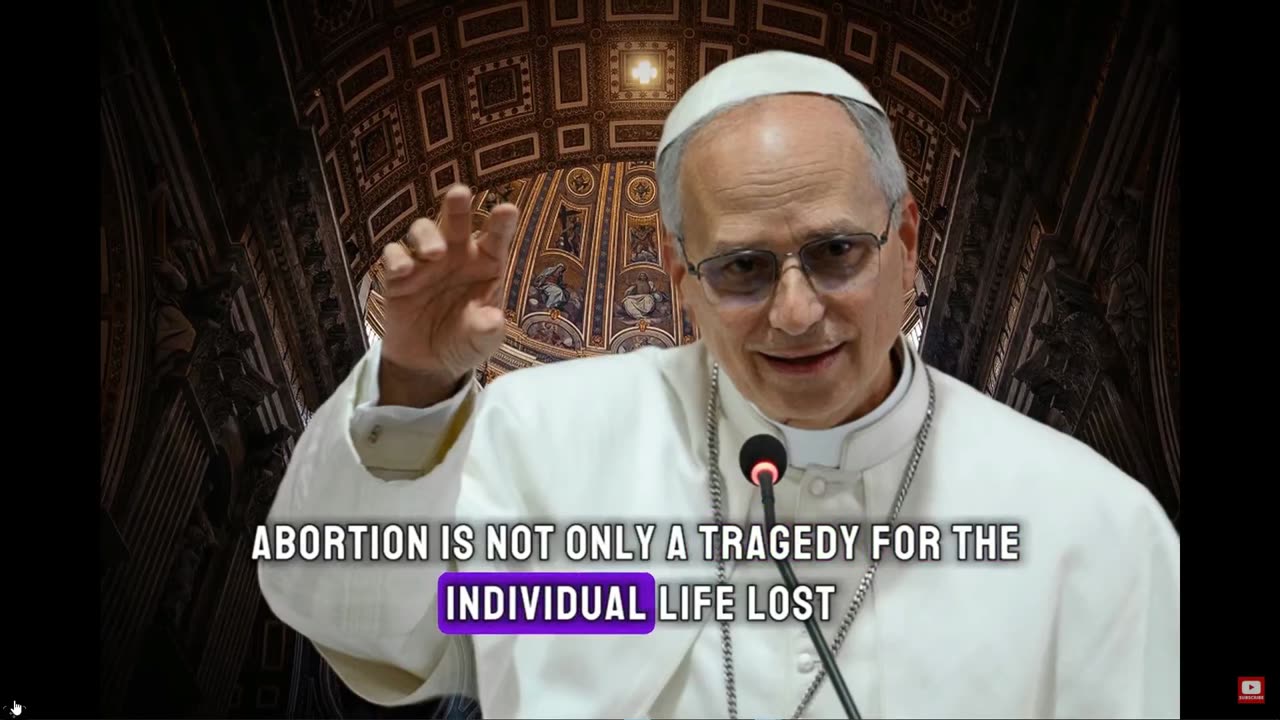 Abortion is not just a sin-its a Spiritual Crisis! (Pope Leo IV) 3rd June 2025