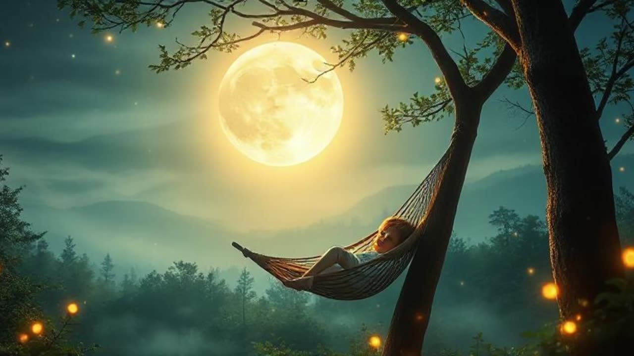 Peaceful Skies, Gentle Space – A Soft Lullaby Wrapped in Moonlight and Love