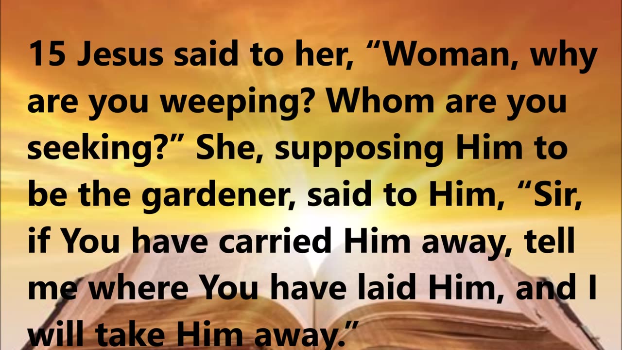 Mary Magdalene Sees the Risen Lord