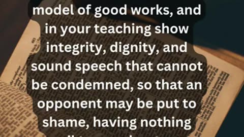 Journey of faith and spiritual growth Titus 2:6-8 Daily Bible Verse