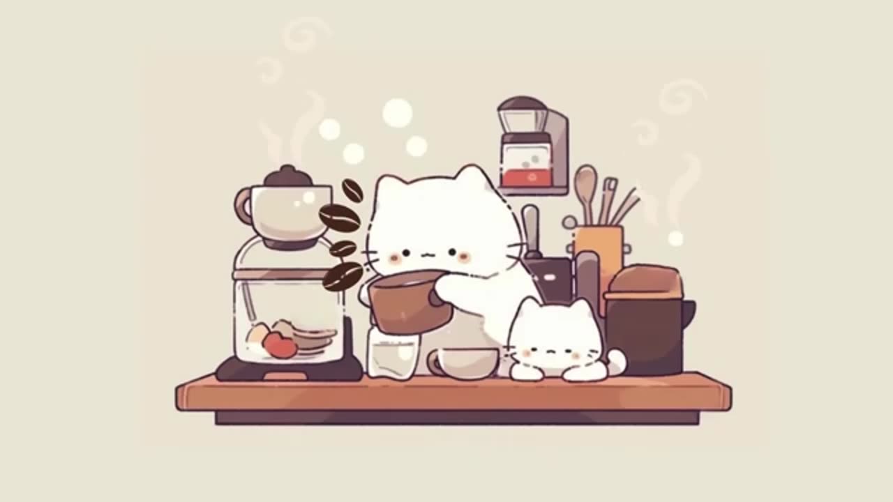 Coffee Lofi ☕1 Hour Cafe Song 🎵 Stream cafe ✨cute & relaxing music 🍪 Make Your Day Better
