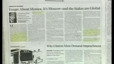 Clip from 1998 during the Clinton/Lewinsky scandal