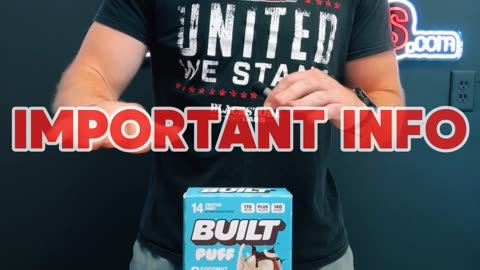 Introducing Built Puff Protein Bars – Light, Crispy, & Packed with Protein!