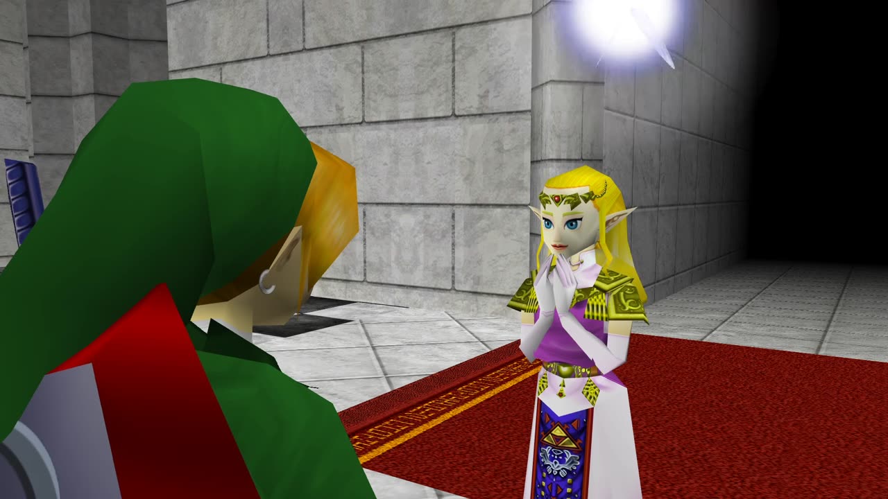 Legend of Zelda Ocarina of Time - Zelda revealed