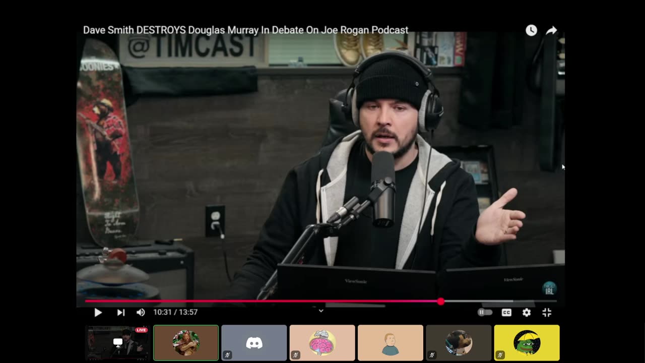 Dave Smith DESTROYS Douglas Murray In Debate On Joe Rogan Podcast | Tim Pool / TimcastIRL Reacts