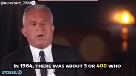 RFK- Would You Vaccinate YOUR Kids, if They Were of Age..? NO ! *1 min