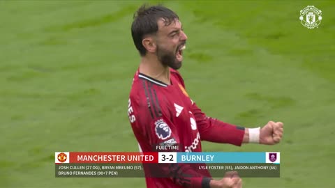 Controversial VAR Pen Sees United Edge Burnley 3–2 | Fernandes Late Drama
