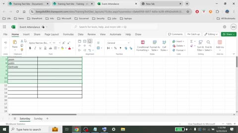 Event Attendance when using Microsoft SharePoint