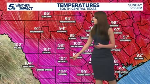 A hot day with clear skies this Sunday | KENS 5 Weather Impact Forecast