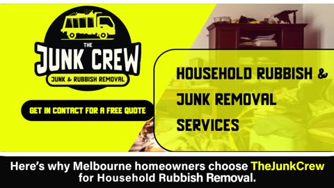 Household rubbish & junk removal services