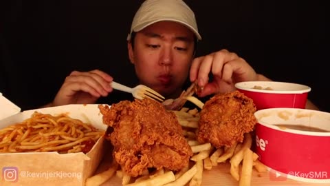 ASMR MUKBANG Jollibee 2.0: The Return Of The King | KevSMR