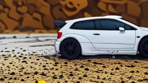 RC Car Drifting Madness ! #drift #tricks #animation