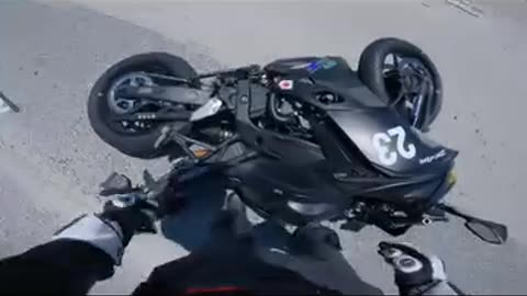 🏍️ Two Bikes Slipped On Highway 😱 | Shocking Accident Caught On Camera