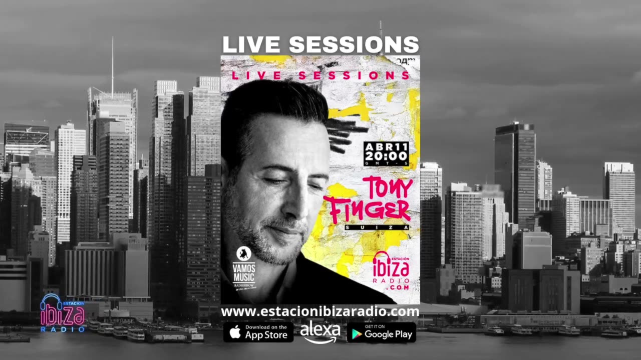 Tony Finger Live Sessions - Viernes 11 abril 2025