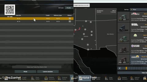 Trucking with Momma Coop and Becky