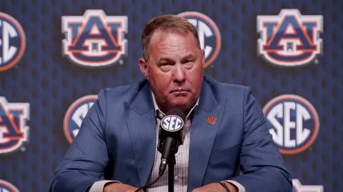 Auburn Head Coach Hugh Freeze sec media days 2025